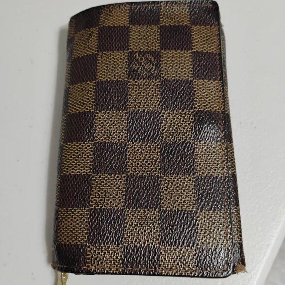 Louis Vuitton Wallet in Damier Ebene Canvas with Leather Lining - Picture 1 of 12